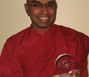 Global Peace Award for Bhante Wimala